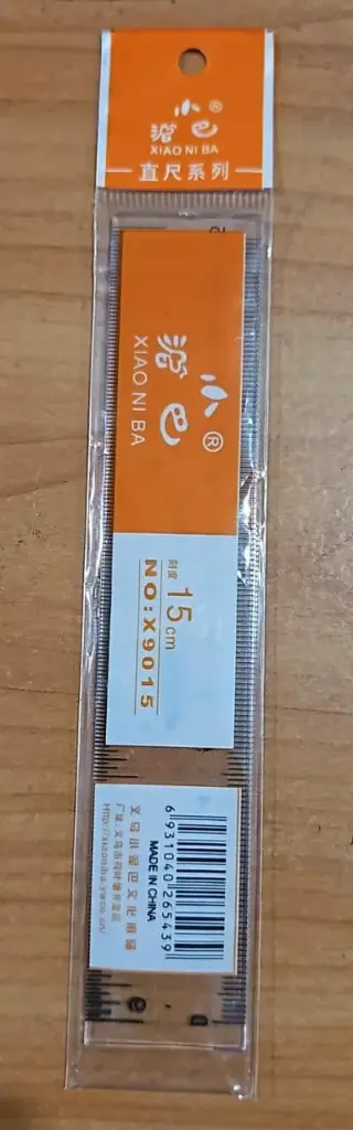 [X9015] مسطرة بلاستيك 15سم X9015