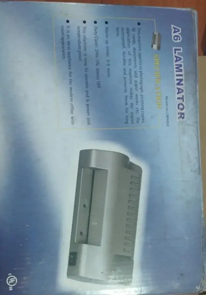 مكنة تجليد حراري A6