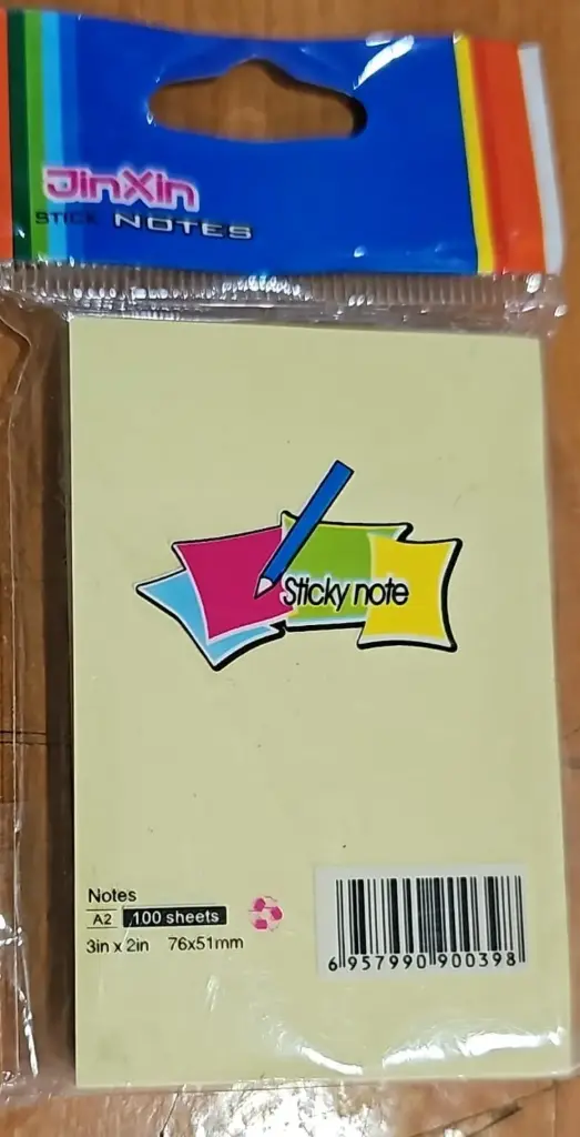 ستيك نوت اصفر مستطيل///