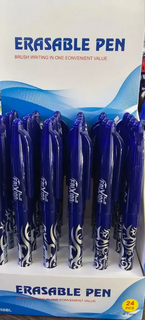 [158BL] قلم حبر ماحي ERASABLE PEN BLUE
