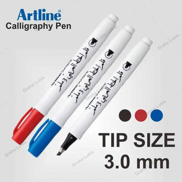 قلم خط عربي ازرق 3 ملم