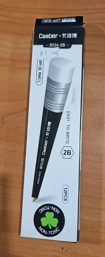 [6034-2B] قلم رصاص مع محايةCasber