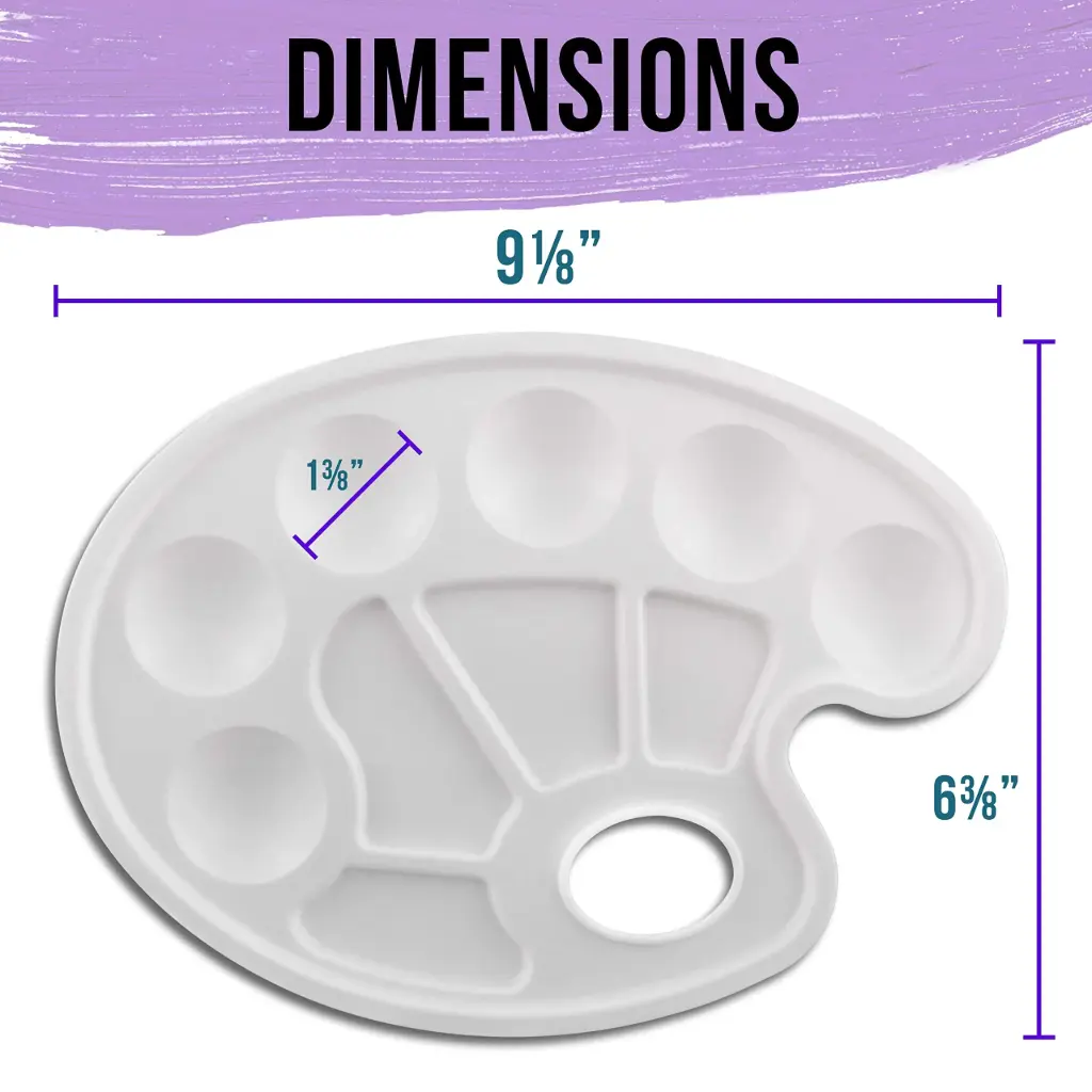  باليت للرسم بلاستك 