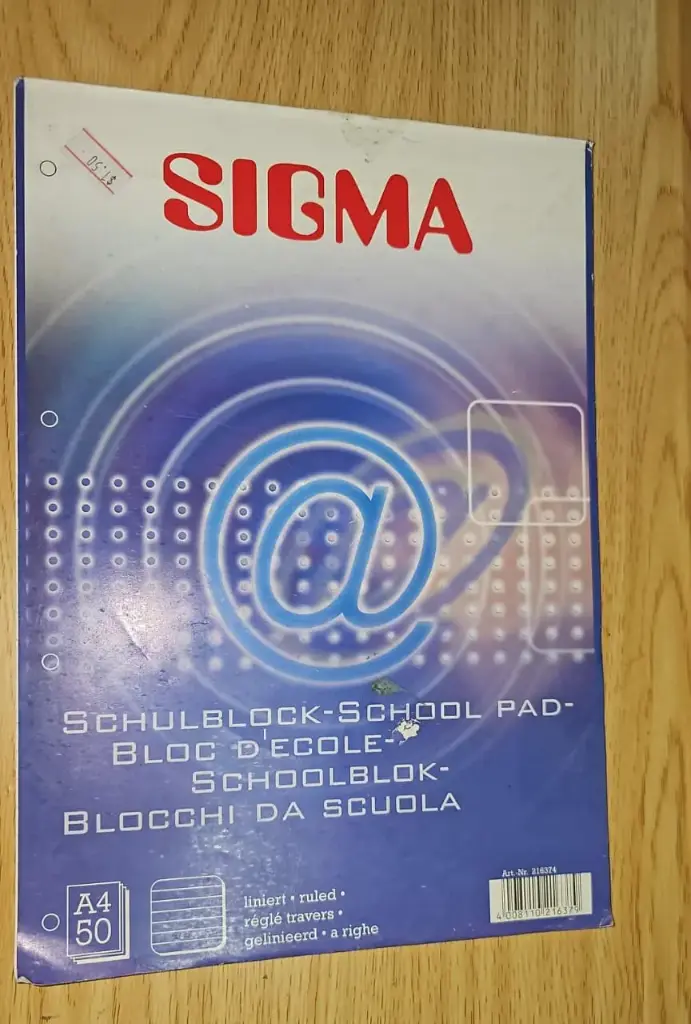 دفتر بلوك نوت مسطر مبخش 50 ورقة 