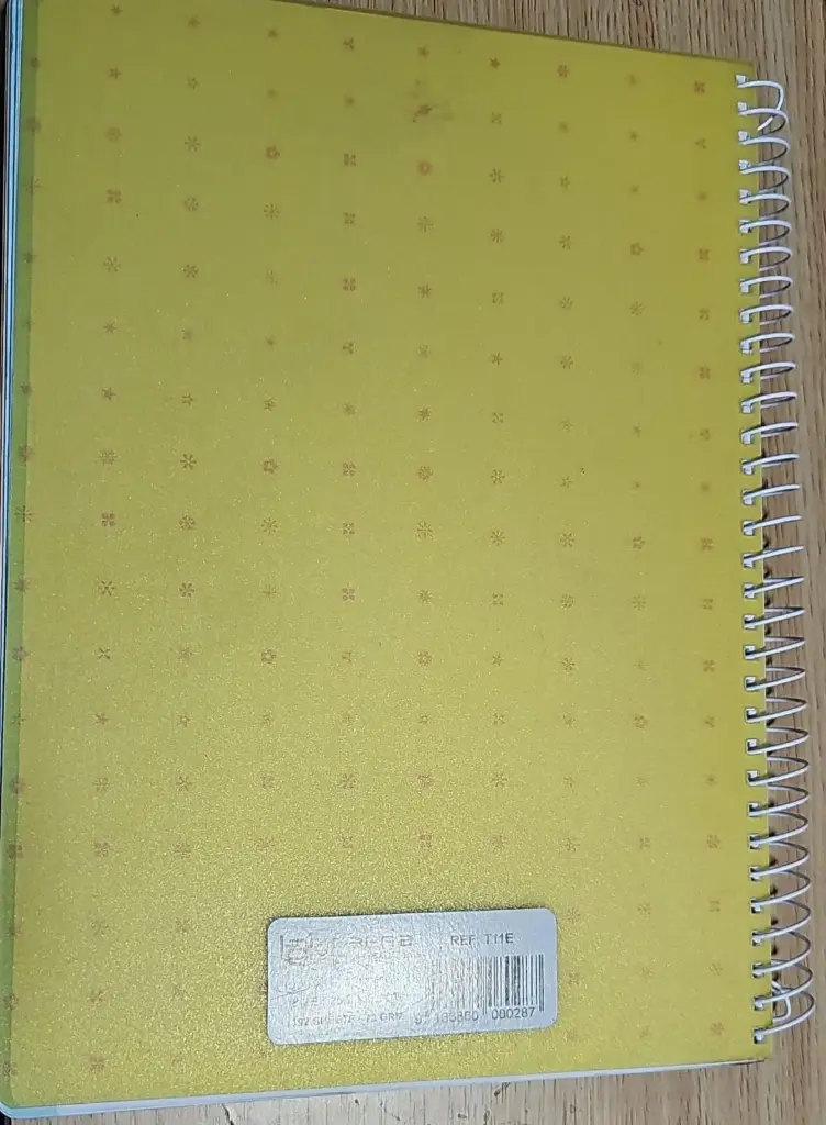 دفتر رسور بلاستيك 192 ورقة 5 مواضيع///