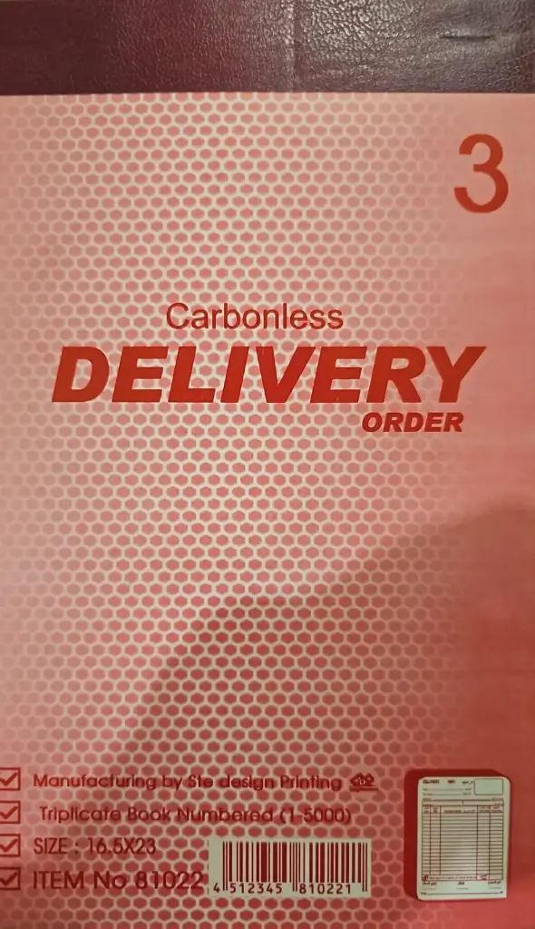 دفتر طلبيات كبير 3 نسخ