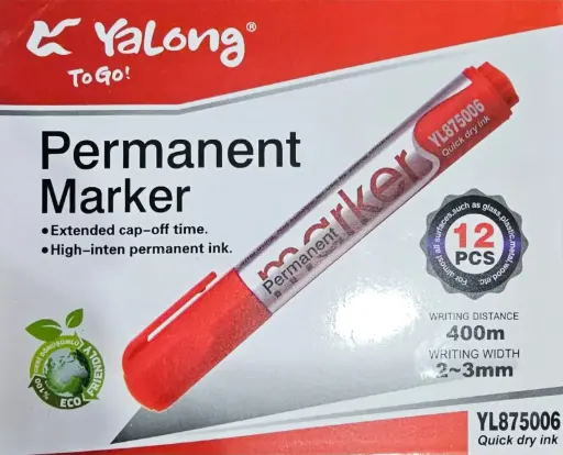 قلم تحديد دائري أزرق