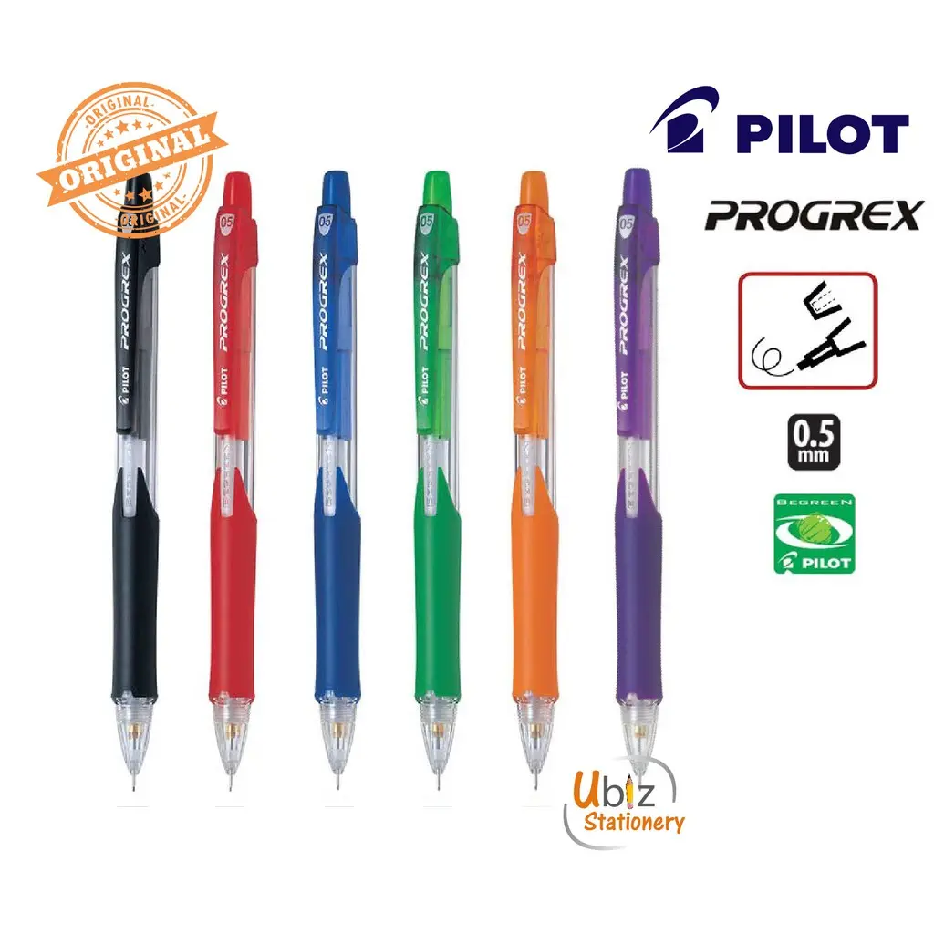 10 X Pilot Feinminenstift Progrex 0,5 Rot قلم رصاص