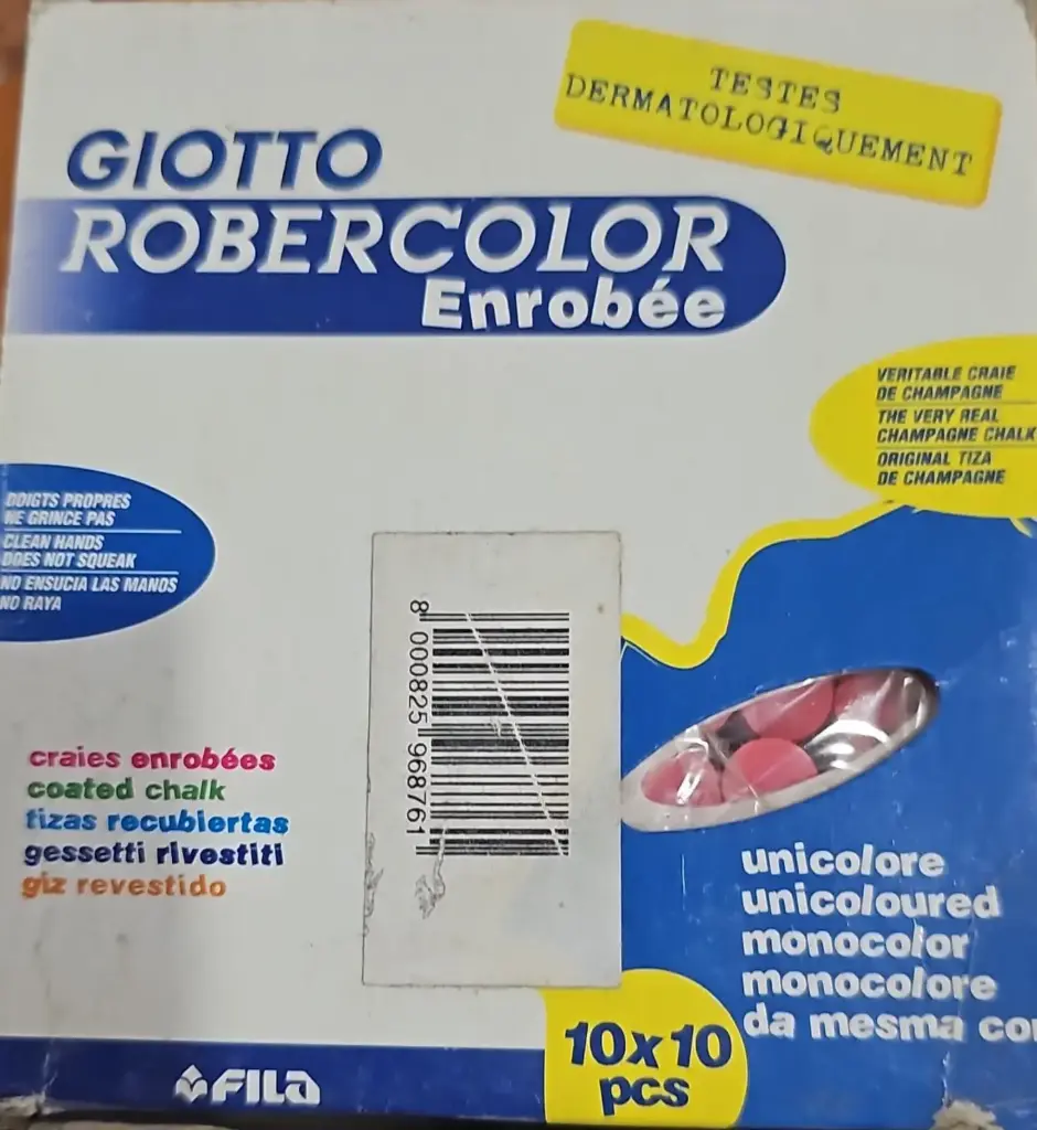 [539300] 10pc علبة طبشور ملون