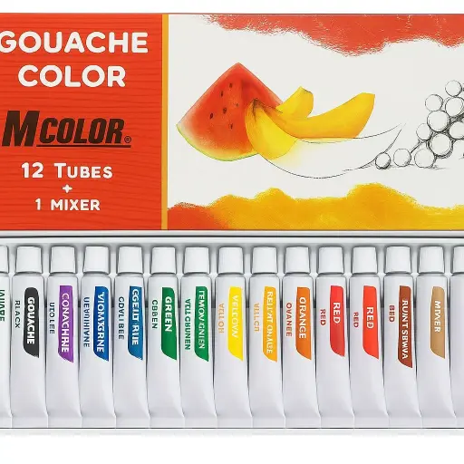 [MG12 12*12g] 12tubes 12ml + mixer - gouach  
