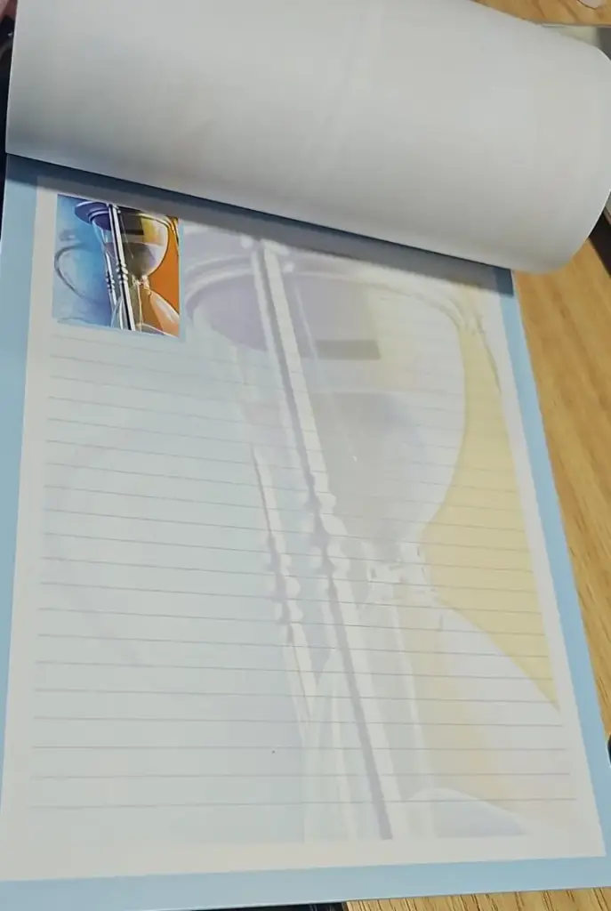 28sh دفتر رسائل مسطر 