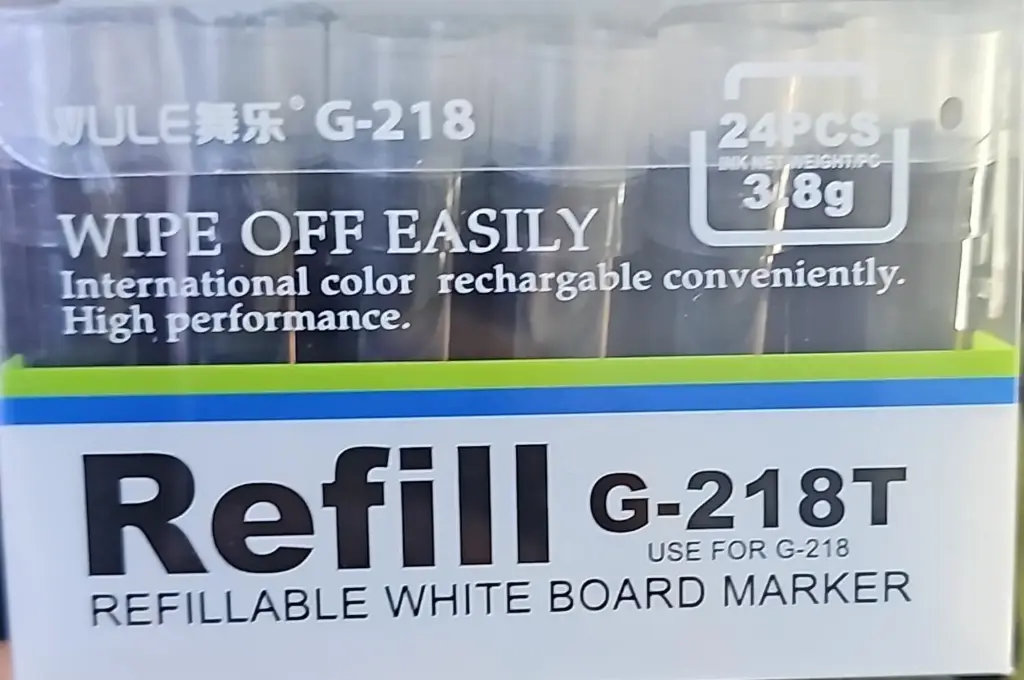 3.8g خرطوش قلم لوح اسود