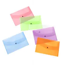 [1708a3] A3 فايل بلاستك مع كبسة مع اتيكت 