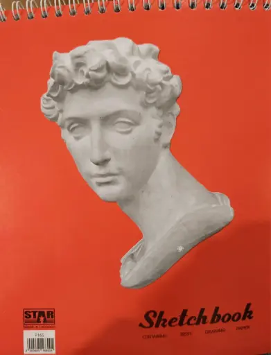 [14009] A5 دفتر رسم صغير راس تمثال 16 ورقة