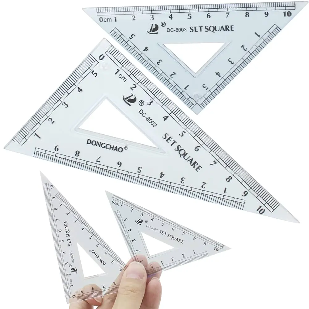 ARK - 32cm مسطرة مثلثة زاوية 45 /60 درجة طقم2