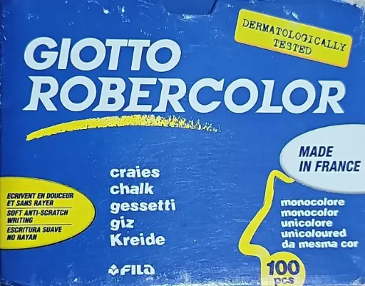 GIOTTO ROBERCOLOR 100pc علبة طبشور ملون