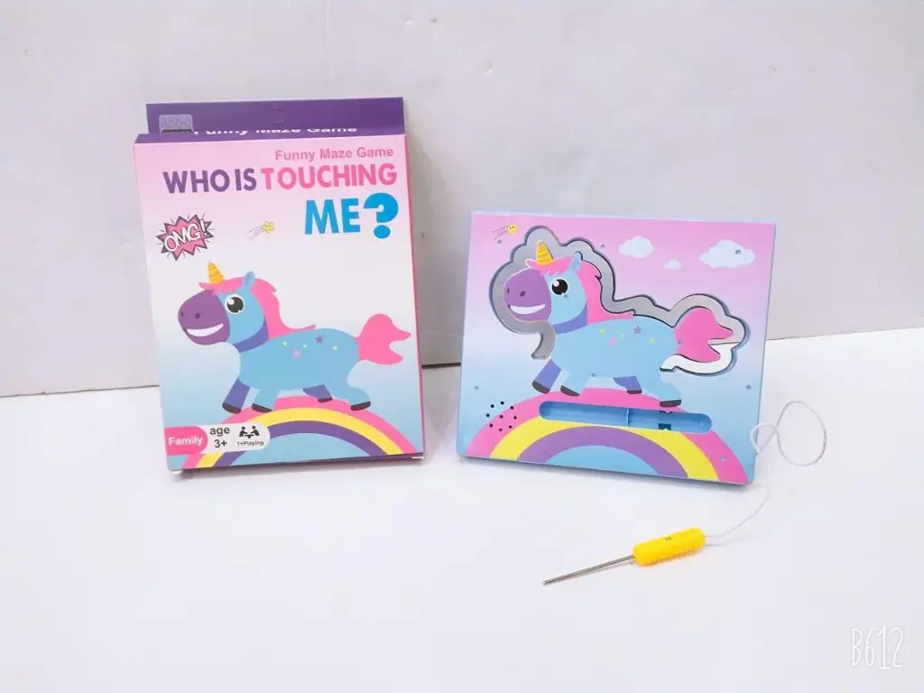 لعبة الحصان funny maze game whois متاهة تمرير صوتية بالقلم - تدريب حركة اليد والذراع على اجتياز المسار دون ملامسة الحواف وتصدر إنذار عند التلامس - شكل يونيكورن 