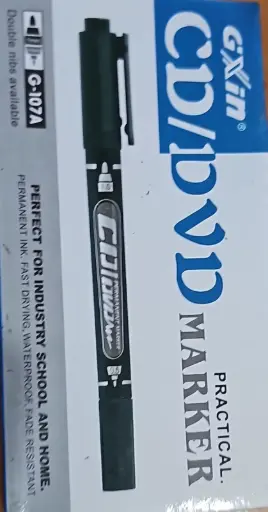 [G-107A/BK] Marker CD/DVD 0.5mm&1mm قلم ماركر اسود