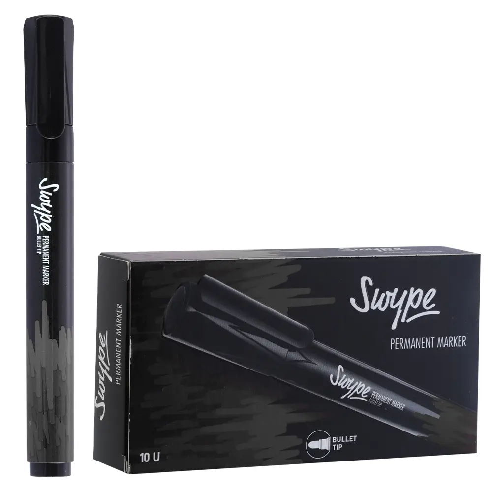 permanent marker black ماركر اسود