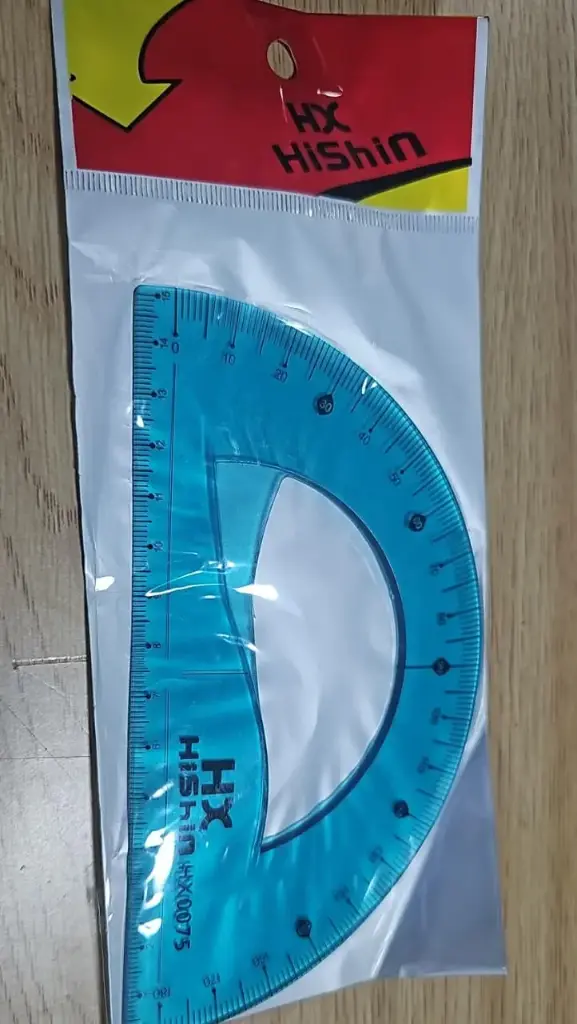 PROTRACTOR X0075 نصف دائرة