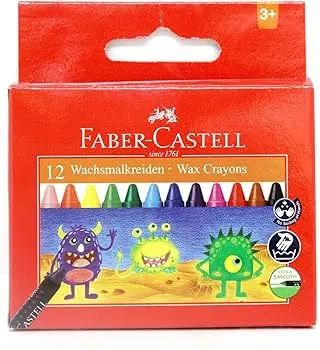 [12 00 52] الوان 12 FABER CASTELL wax 