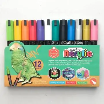 [ACRYLIC MARKER 12PCS] ACRYLIC MARKER12