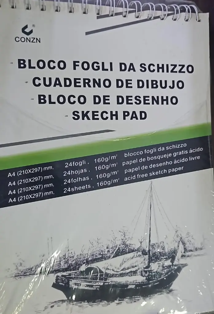 CONZN دفتر SKECH PAD 160G