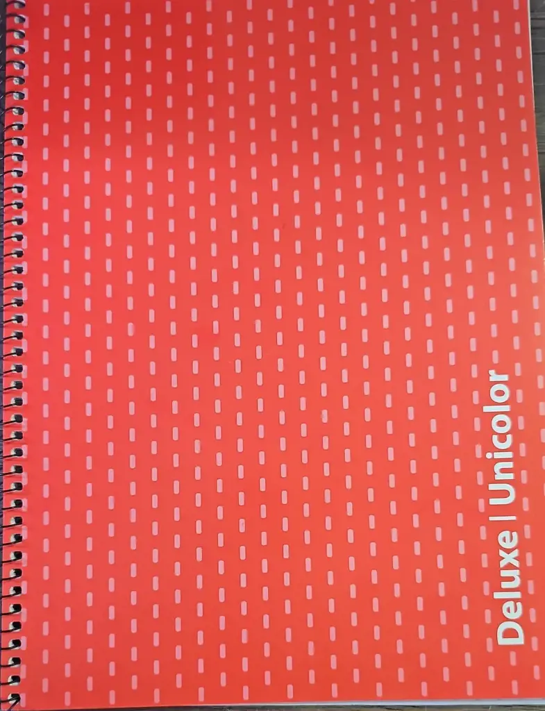 دفتر كرتون رسور مربع 72 deluxe