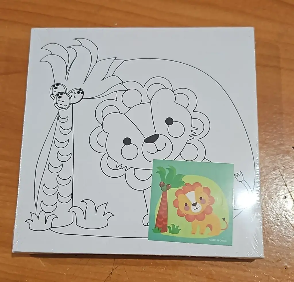 canvas مع رسمة a6 كانفا