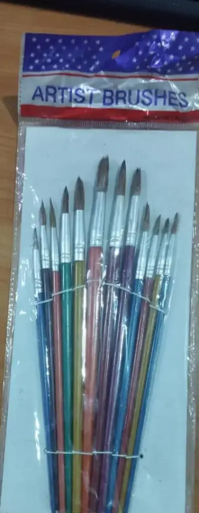 ريشة رسم مدور بوشيت قياسات مختلفة 