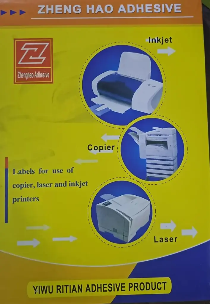 ZHENG   A4 labels100sh/Bx 