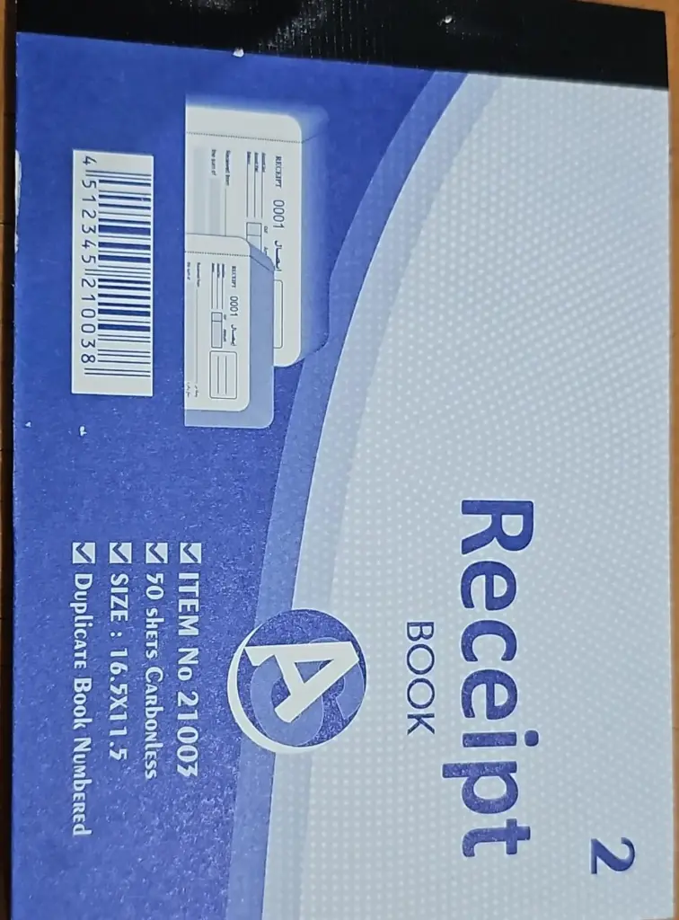 RECEIPT 2 ايصال صغير نسختين 