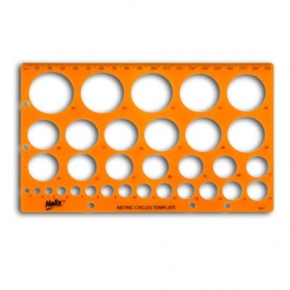 Helix Metric Circle Template