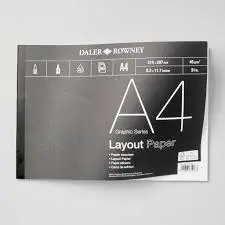 Daler-Rowney Graphic Series Layout Pad A4 45G 80Sh