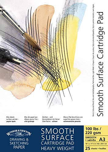 Winsor and Newton Heavyweight Cartridge Pad - Smooth Surface - 220gsm A5