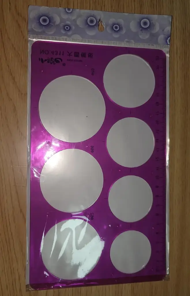 مسطرة دوائر 23CM