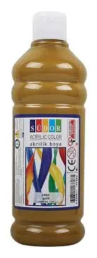 acrylic 500ml antique gold