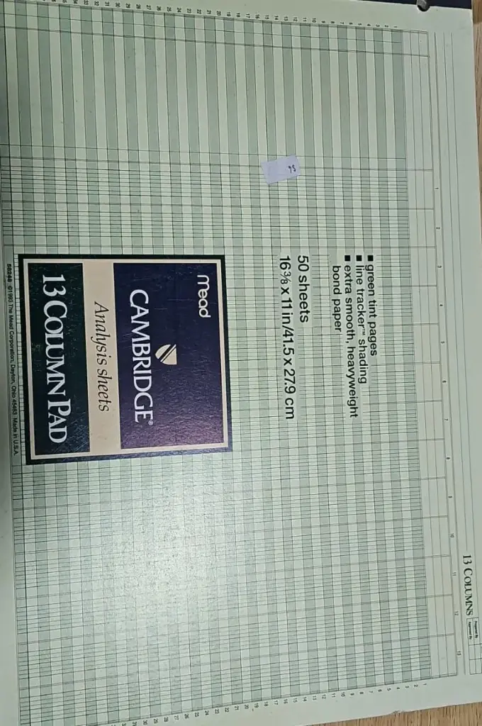 90g A3 دفتر غراف  CAMBRIDGE