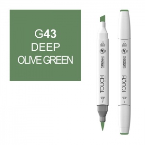 ShinHan Art 1210043-G43 Twin Deep Olive Green Marker  White