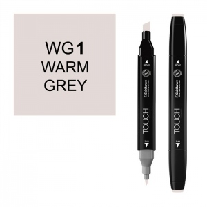 ShinHan Art 1111010-WG1 Twin Warm Grey 1 Marker  Black