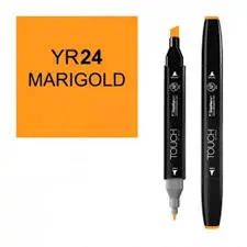 ShinHan Art 1110024-YR24 Twin Marigold Marker  Black