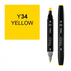 ShinHan Art 1110034-Y34 Twin Yellow Marker  Black