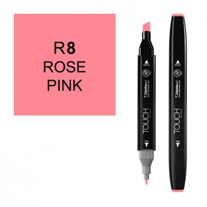 ShinHan Art 1110008-R8 Twin Rose Pink Marker  Black