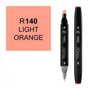 ShinHan Art 1110140-R140 Twin Light Orange Marker  Black
