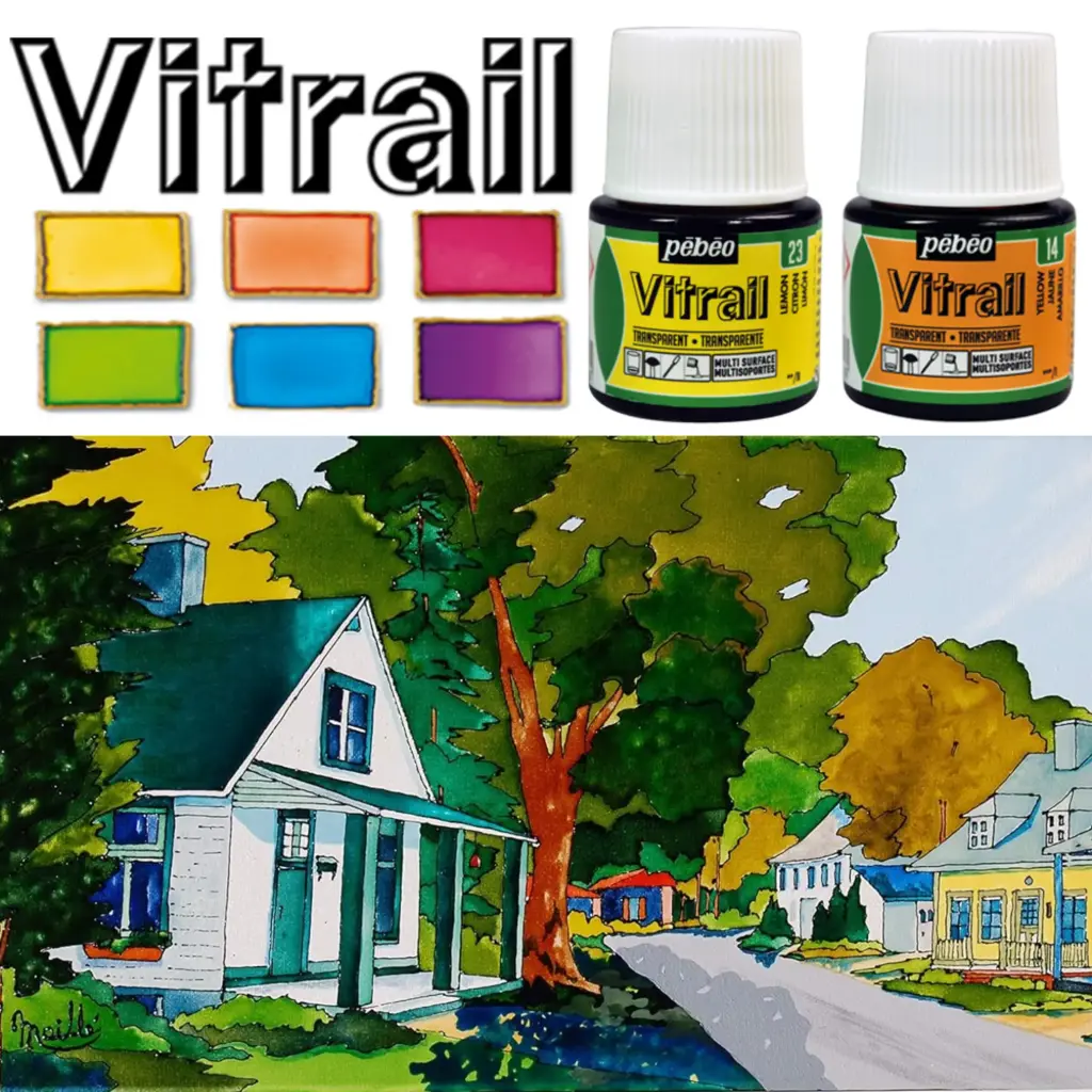 الوان شفافة على الزجاج MCOLOR VITRAIL 