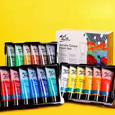MCOLOR ACRYLIC COLOR SET 6P    75ML