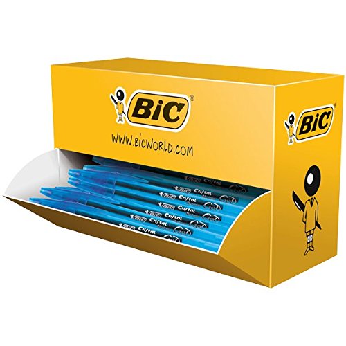 BIC Cristal Medium Blue Pens (pack of 50)