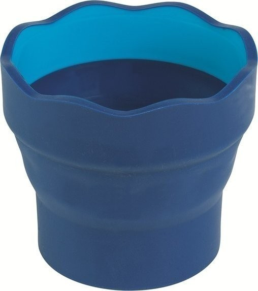 Faber-Castell CLICK & GO WATER CUP BLUE Blue 1 Count (Pack of 1) Water Cup