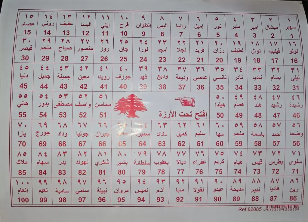 [82085] سحبة 100 اسم