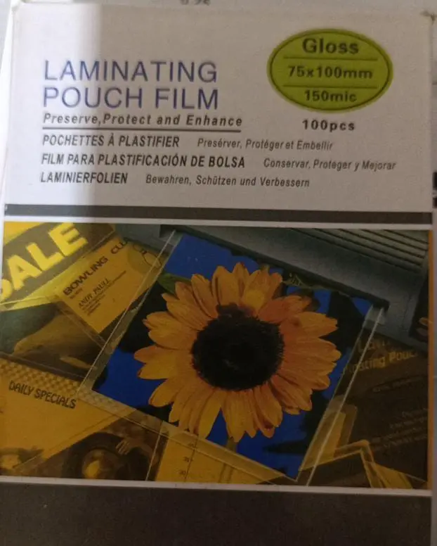 [lam150 a7] lam150 تجليد حراري 75*100